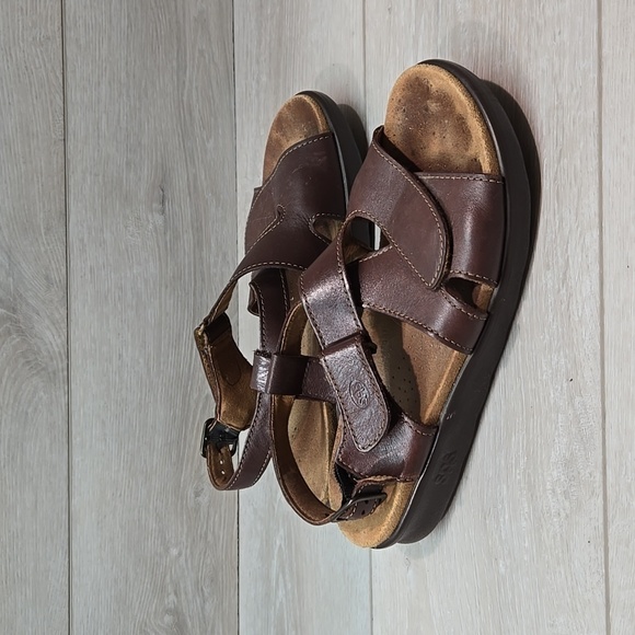 SAS Women Tripad Leather Sandals shoes sz 8N - Picture 1 of 14